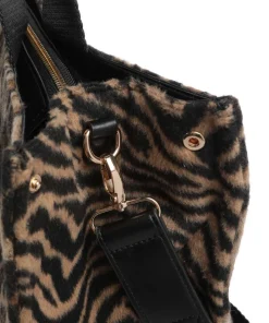 L Handtasche Polyester braun