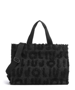 L Shopper Textil schwarz