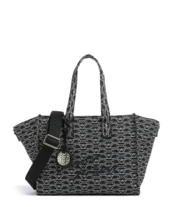 La Gio Shopper Canvas blau/beige