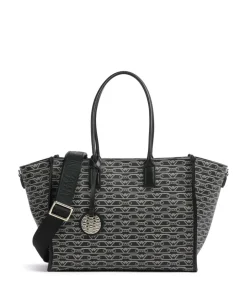 La Gio Shopper Lederimitat schwarz