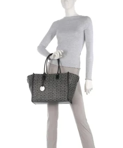 La Gio Shopper Lederimitat schwarz