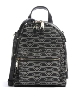 La Gio Umhängetasche Lederimitat schwarz