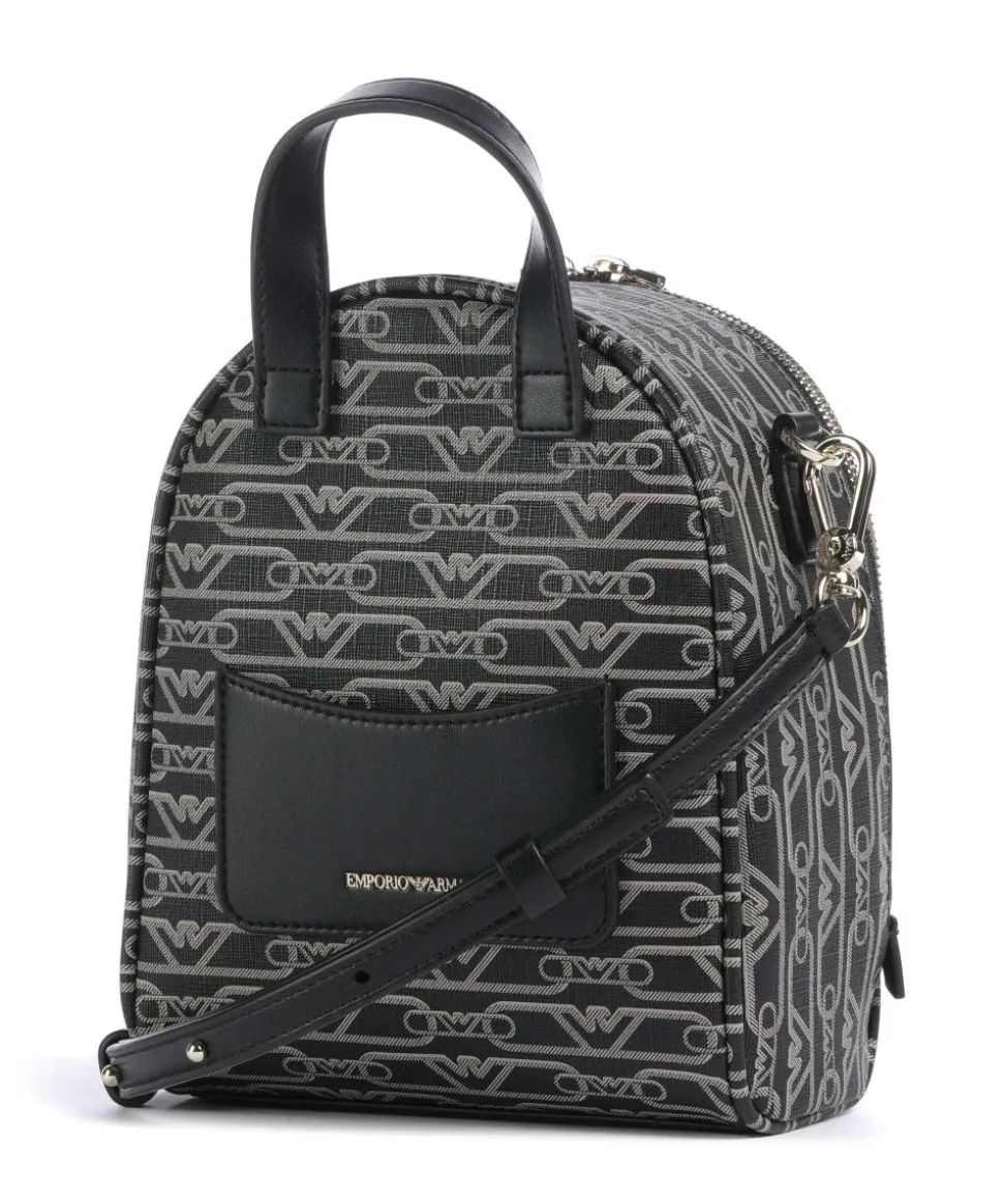 La Gio Umhängetasche Lederimitat schwarz