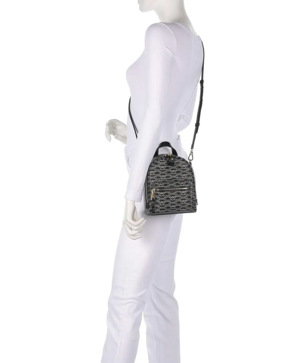 La Gio Umhängetasche Lederimitat schwarz