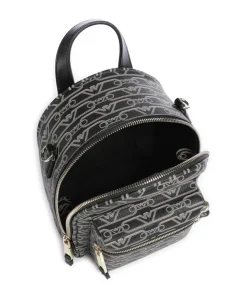 La Gio Umhängetasche Lederimitat schwarz