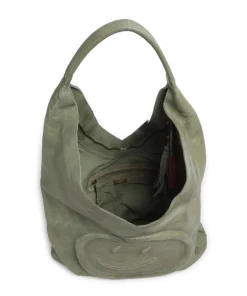 Lachnerstrasse 5 Shopper genarbtes Rindsleder grün