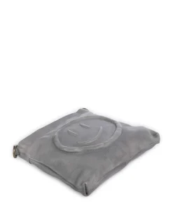 Lachnerstrasse 4 Umhängetasche genarbtes Rindsleder grau