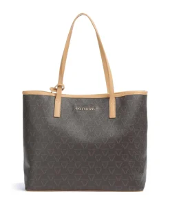 Lady Re Shopper Lederimitat dunkelbraun