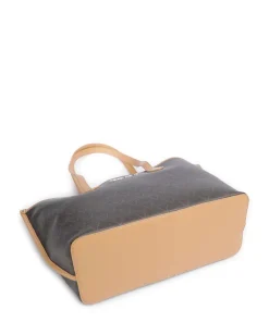 Lady Re Shopper Lederimitat dunkelbraun