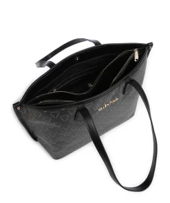 Lady Re Shopper Lederimitat schwarz