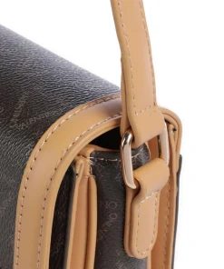 Lady Re Umhängetasche Lederimitat dunkelbraun