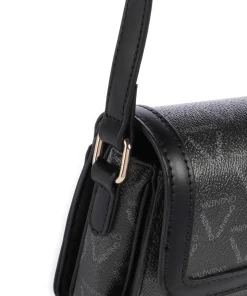 Lady Re Umhängetasche Lederimitat schwarz