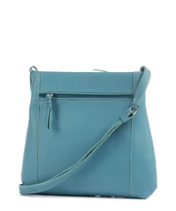 Laguna Umhängetasche Leder türkis