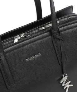 Laila Medium Shopper genarbtes Rindsleder schwarz