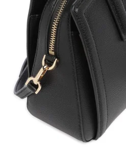 Laila Small Handtasche genarbtes Rindsleder schwarz