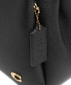 Lana 23 Handtasche genarbtes Leder schwarz