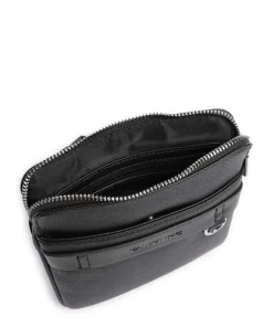 Landon Umhängetasche Lederimitat schwarz