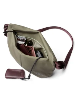 Laneway 3.5L Umhängetasche recyceltes Nylon olivgrün