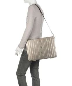 Laptoptasche 17″ Aluminium rot