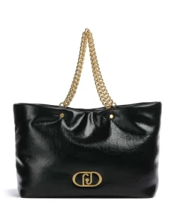 Lapuffy Shopper Lederimitat schwarz