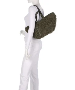 Latxa Cosmo Medium Shopper Kunstfell khaki