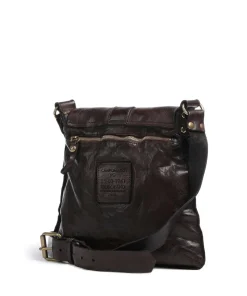 Lavata Schultertasche genarbtes Rindsleder dunkelbraun