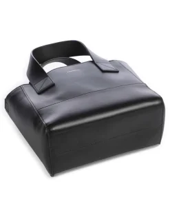 Leather Classics Cecilia Handtasche fein genarbtes Leder schwarz