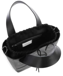 Leather Classics Cecilia Handtasche fein genarbtes Leder schwarz