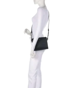 Leather Classics Frances Umhängetasche fein genarbtes Rindsleder schwarz