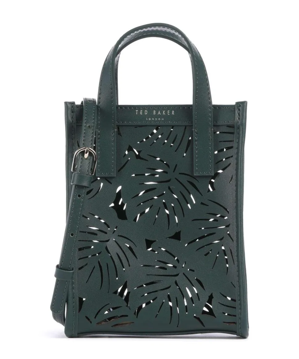 Leeora Umhängetasche fein genarbtes Rindsleder dunkelgrün