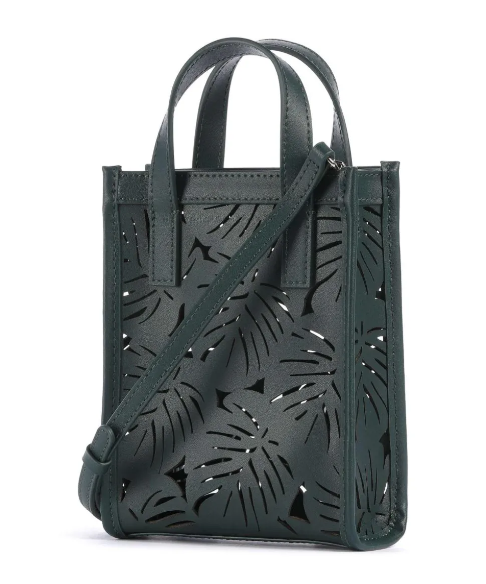 Leeora Umhängetasche fein genarbtes Rindsleder dunkelgrün