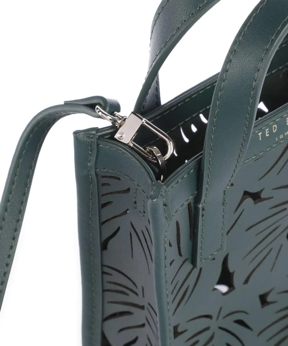 Leeora Umhängetasche fein genarbtes Rindsleder dunkelgrün