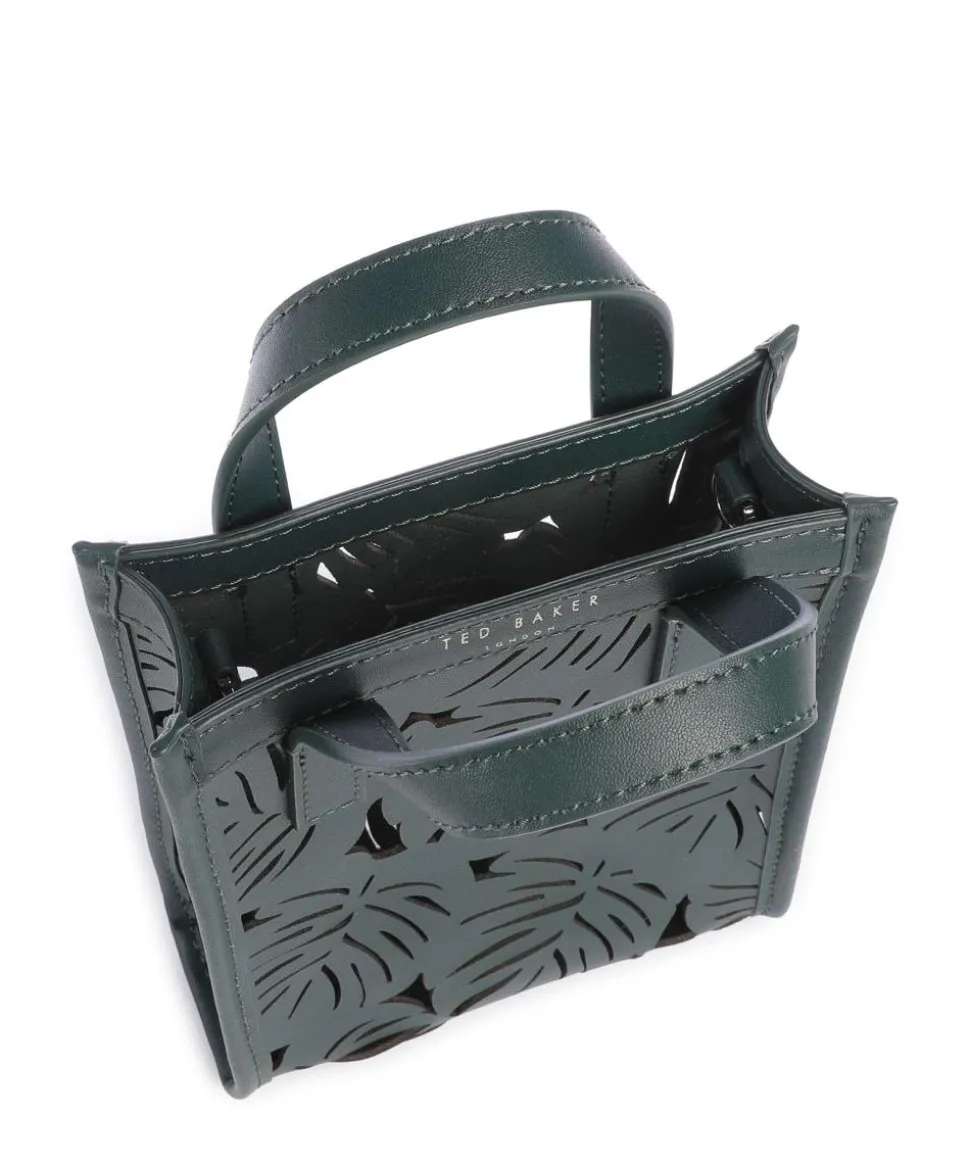 Leeora Umhängetasche fein genarbtes Rindsleder dunkelgrün