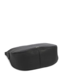 Lenah Beuteltasche genarbtes Rindsleder schwarz