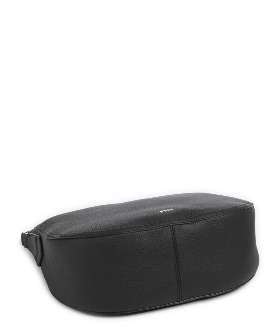 Lenah Beuteltasche genarbtes Rindsleder schwarz