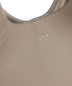 Lenah Shopper genarbtes Rindsleder beige