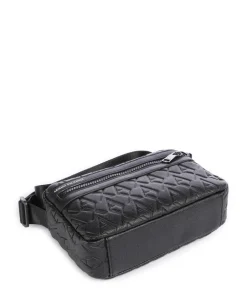 Liam Umhängetasche Lederimitat schwarz