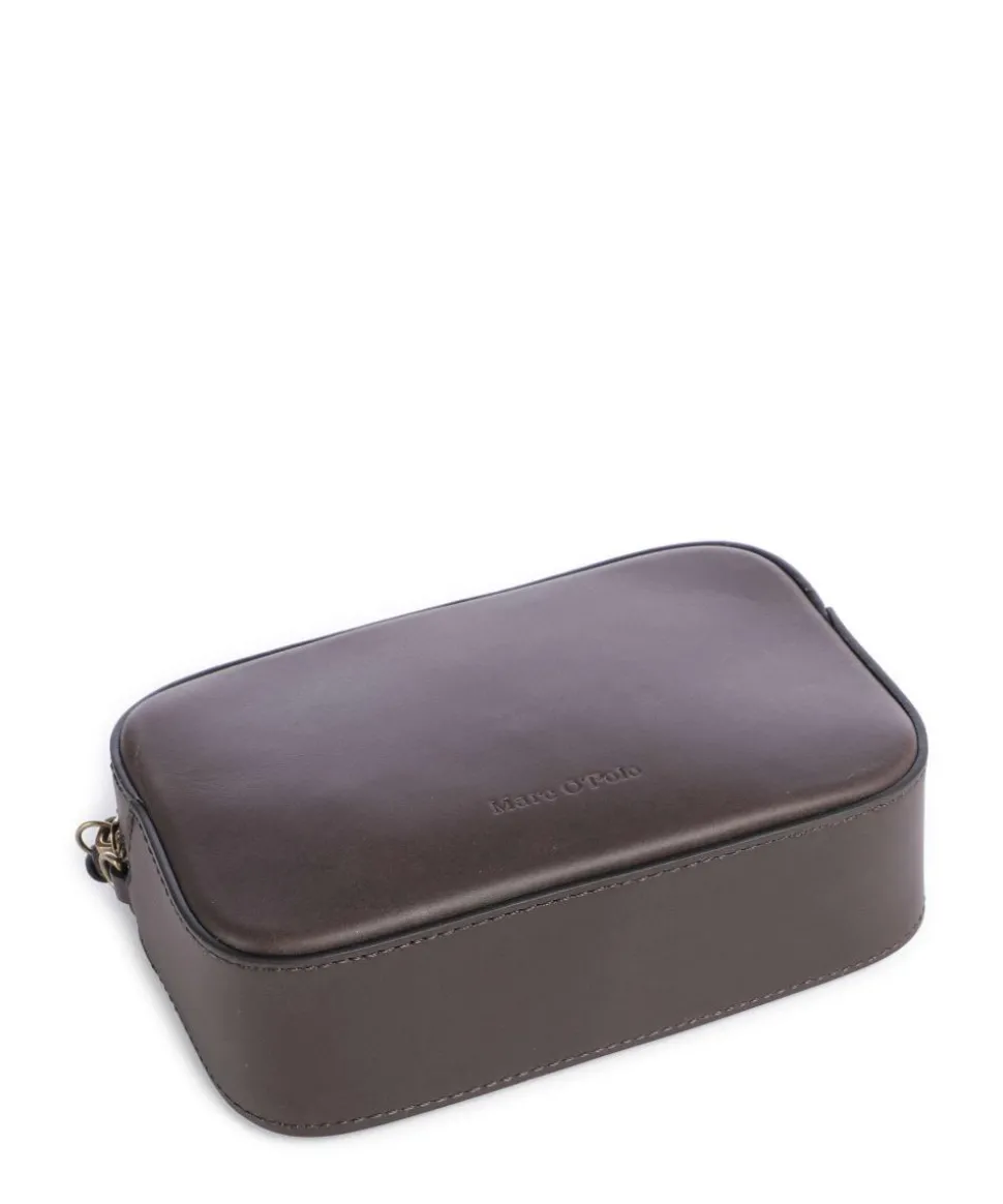 Liana XS Umhängetasche fein genarbtes Rindsleder dunkelbraun