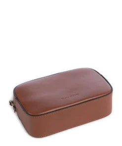 Liana XS Umhängetasche fein genarbtes Rindsleder cognac