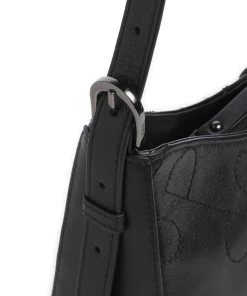 Liberty Schultertasche fein genarbtes Rindsleder schwarz