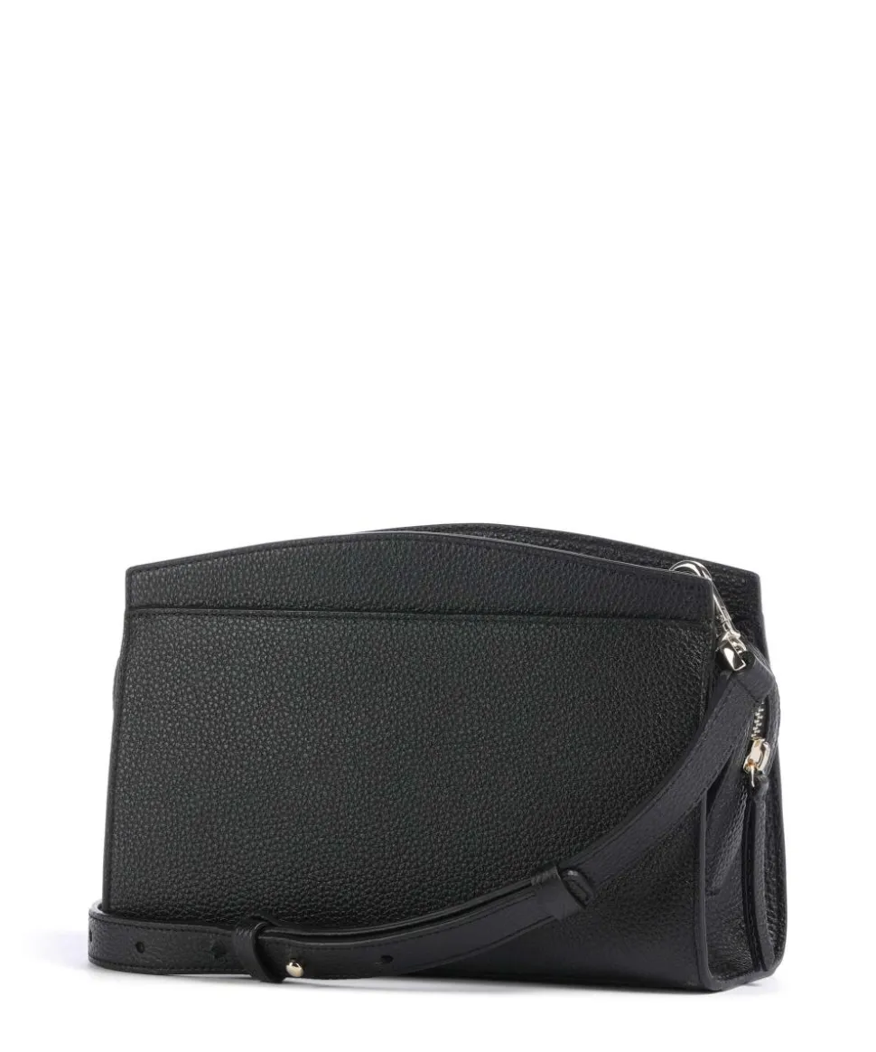 Lidney Umhängetasche genarbtes Rindsleder schwarz