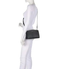 Lidney Umhängetasche genarbtes Rindsleder schwarz