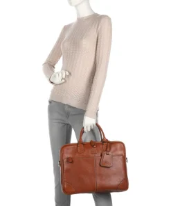 Life Pelle Aktentasche 15″ Leder camel