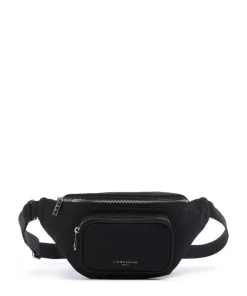 Lila Nylon M Gürteltasche Textil schwarz