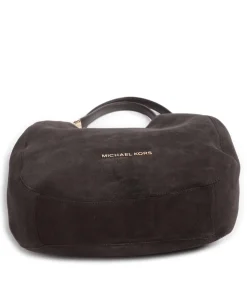 Lillie Beuteltasche aufgerautes Rindsleder dunkelbraun