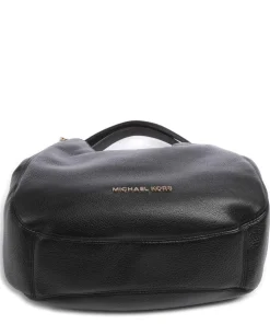 Lillie Beuteltasche genarbtes Rindsleder schwarz