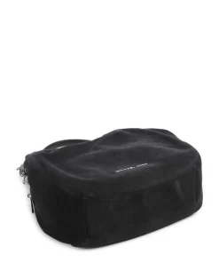 Lillie Large Beuteltasche aufgerautes Rindsleder schwarz