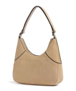 Lilly Suede S Beuteltasche Veloursleder beige