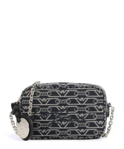 Lilly Umhängetasche Canvas blau/beige