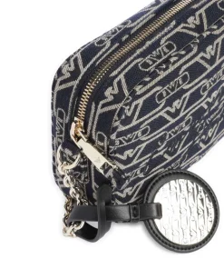 Lilly Umhängetasche Canvas blau/beige